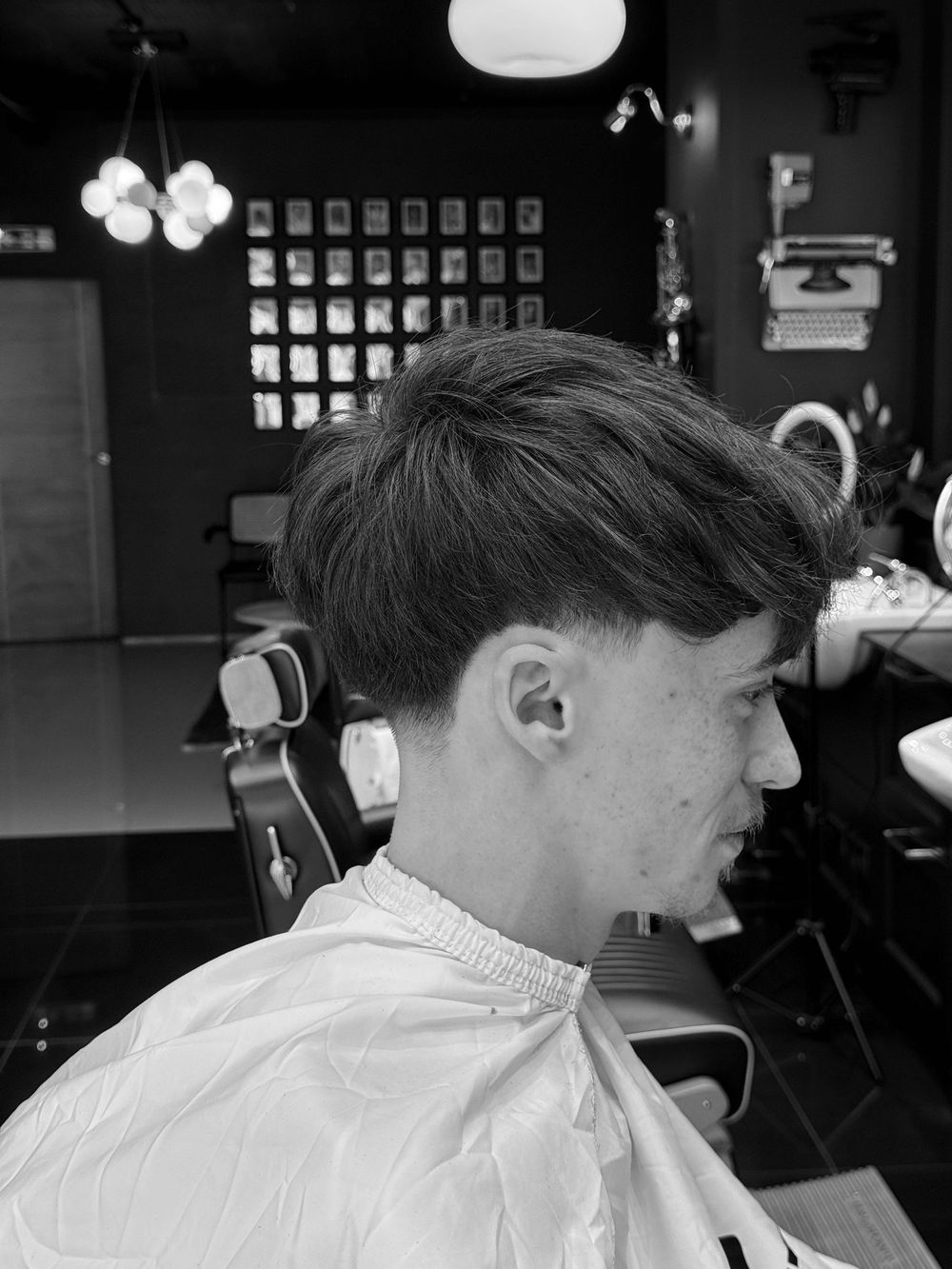 Fresh haircut finish at HAIRETRO Barbers
