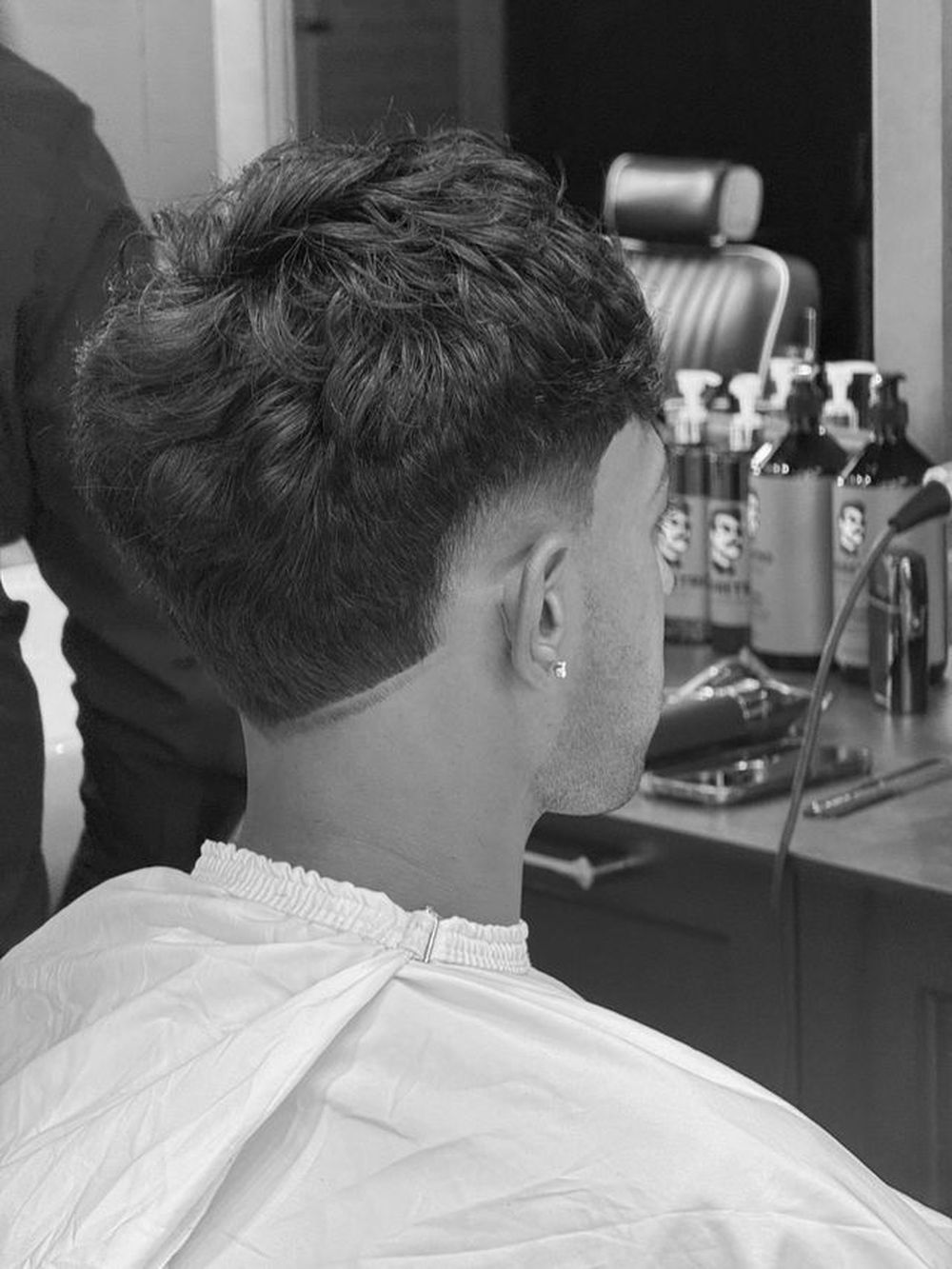 Fresh haircut finish at HAIRETRO Barbers