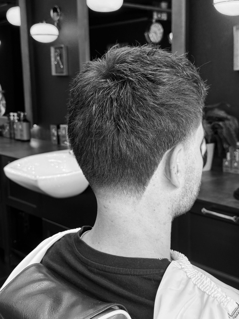 Fresh haircut finish at HAIRETRO Barbers