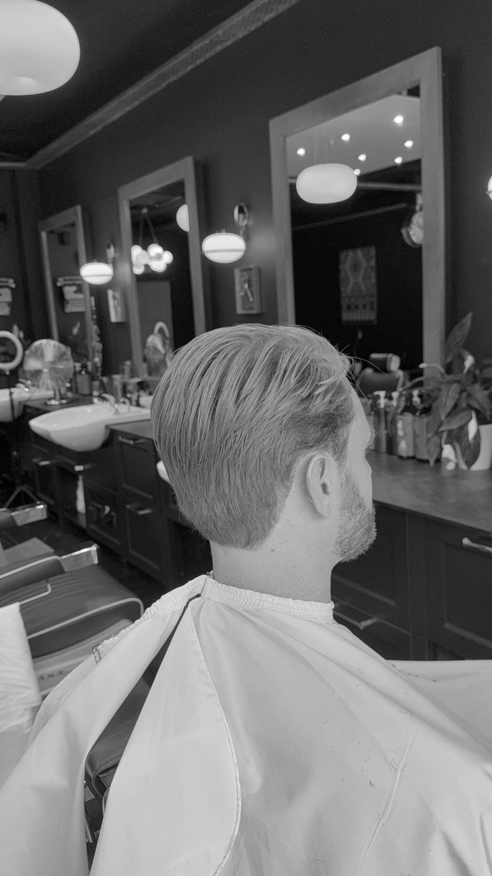 Fresh haircut finish at HAIRETRO Barbers