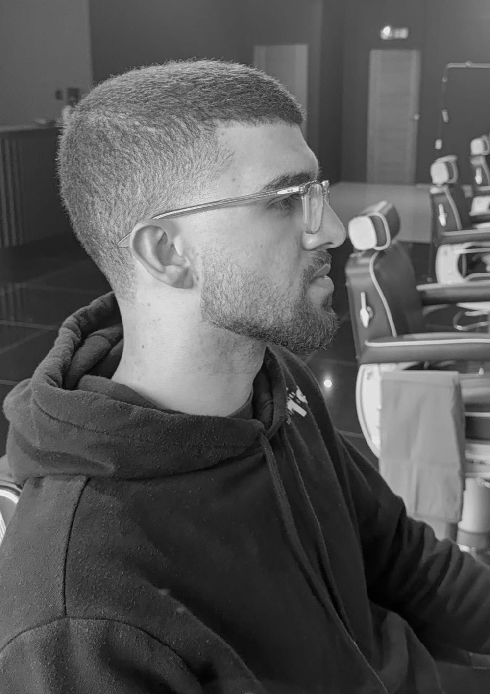 Fresh haircut finish at HAIRETRO Barbers
