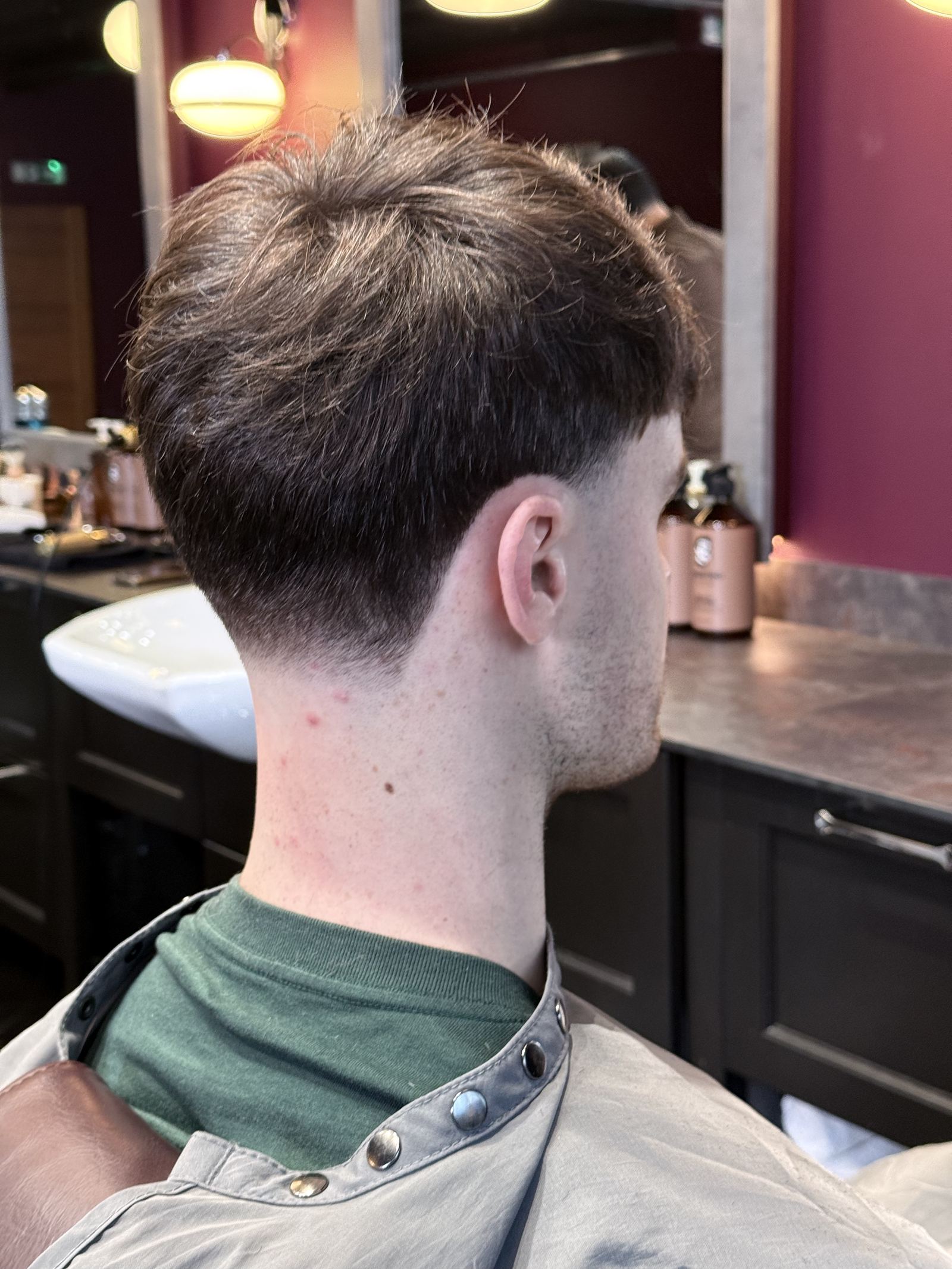 Fresh haircut finish at HAIRETRO Barbers